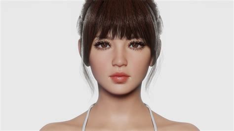 3d Model Joy Realistic Female Character Vr Ar Low Poly Cgtrader 94500 Hot Sex Picture