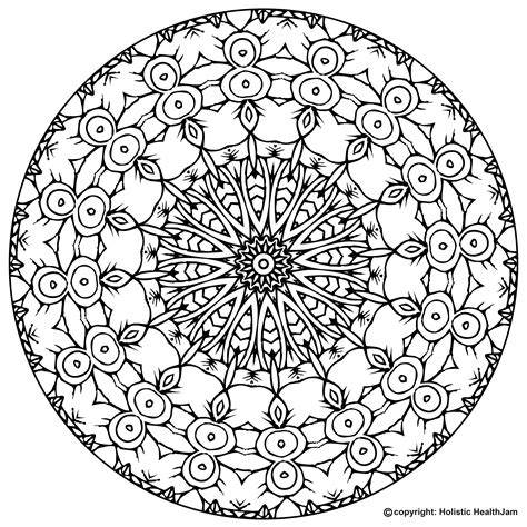 Free Printable Mandala Coloring Book Pages for Adults and Kids