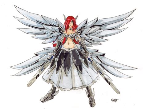 Erza Scarlet Crystal Armor By Splashpearl On Deviantart