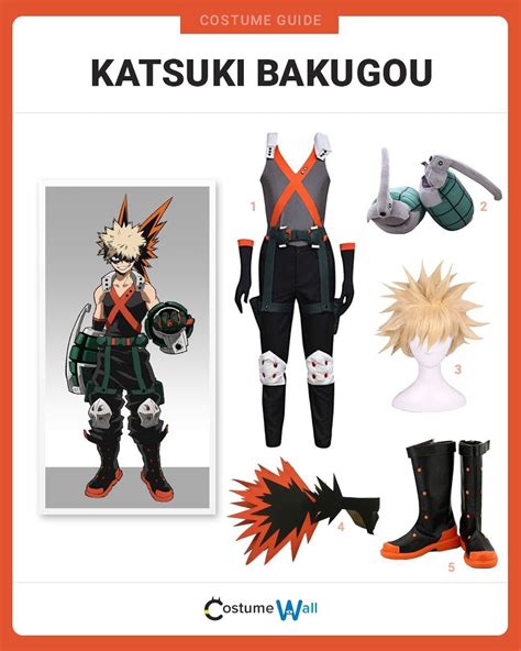 This Katsuki Bakugo Costume Portrays The Look Of The Protagonist From