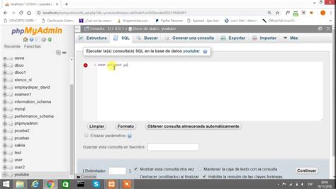 Como BORRAR Una BASE DE DATOS 2019 MySQL XAMPP Eliminar Base De