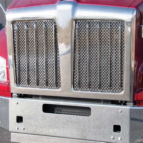 Kenworth T880 Stainless Steel Punch Grill By Roadworks Raneys Truck