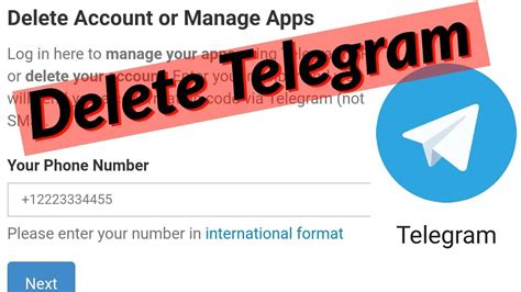 How To Delete Telegram Account Permanently Howto Techno