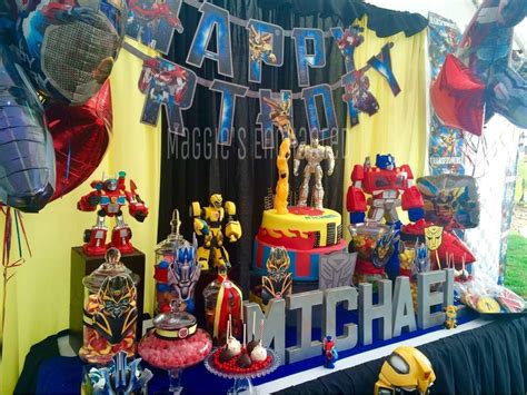 Transformers Birthday Party Ideas Photo 20 Of 22 Catch My Party Classroom Birthday Treats