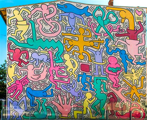 The Pisas Mural Tuttomondo Of Keith Haring Keith Haring Mural