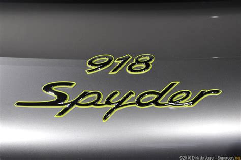 2010 Porsche 918 Spyder Gallery Gallery