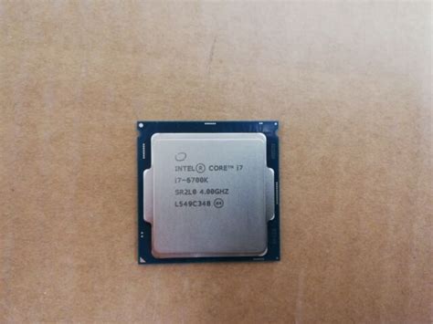 Intel Core I7 6700k 400 Ghz Lga 1151 Quad Core Processor