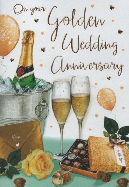Special Anniversary Cards On Your Golden Wedding Anniversary