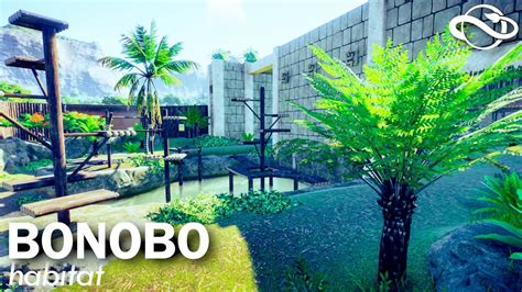 Bonobo Habitat 🙉 Planet Zoo Speed Build Youtube