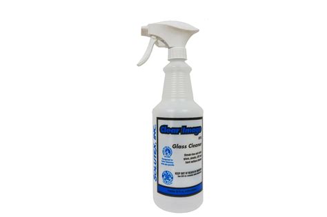 Clear Image Glass Cleaner Spray Bottle Bottle Only Solutex Inc