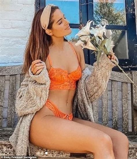 Binky Felstead Shows Off Her Incredible Physique In Sexy Orange