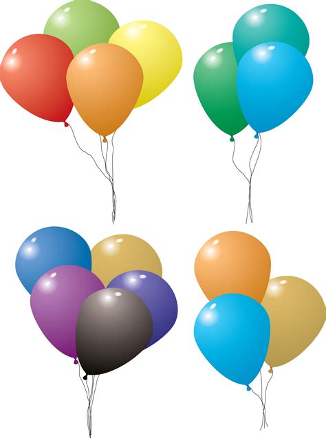 Balloons On Floor Png Thats Silver Green Red Blue Colored