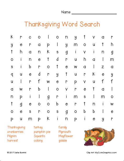 Free Printable Thanksgiving Word Searches A Quiet Simple