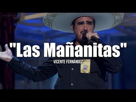 Las Ma Anitas Vicente Fern Ndez Letra Youtube Music