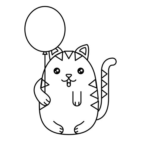 Gatos Kawaii Imágenes De Gatitos Dibujos Para Colorear Y En Png