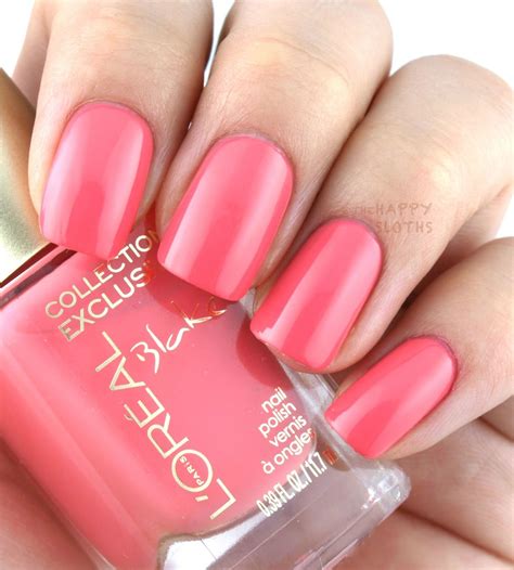 Loreal Collection Exclusive Pinks Collection Nail Polish Review And Swatches Nail Polish