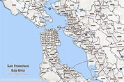 San Francisco Bay Area Zip Code Map – Map Vector