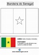 [Para Imprimir] Bandeira do Senegal para Colorir (preto e branco)!