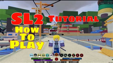 Sl2 Tutorial How To Play Shinobi Life 2 In Roblox Youtube