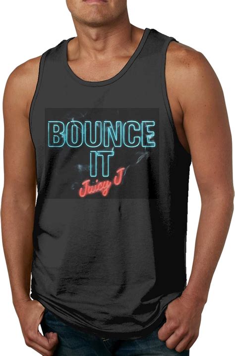 Juicy J Bounce It Camiseta Sin Mangas Para Gimnasio 100 Algodón Color Negro Negro Small