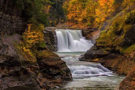 For This Image Of Lower Falls In Letchworth State Park In New York I Knew I Wanted A Creamy