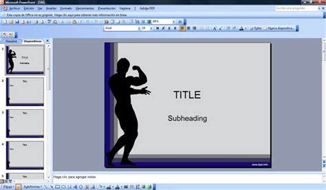 Free Gym And Fitness Powerpoint Templates