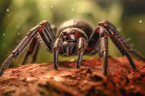 Premium Ai Image Deadly Sydney Funnelweb Spider Atrax Robustus Up Close
