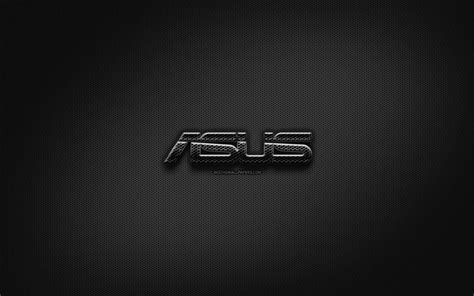 Scarica Sfondi Asus Logo Nero Creativo Griglia Di Metallo Sfondo