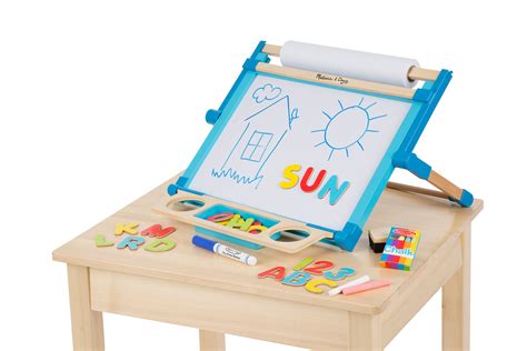 Deluxe Double Sided Tabletop Easel Melissa And Doug Puzzle Warehouse