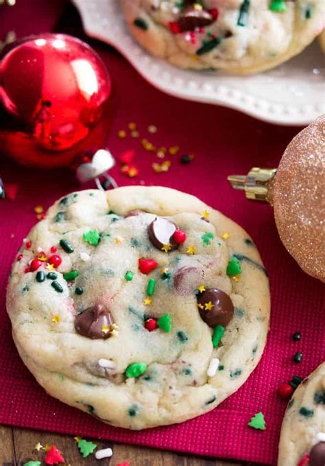 Funfetti Christmas Cookies Soft Chewy And Festive Sugar Spun Run