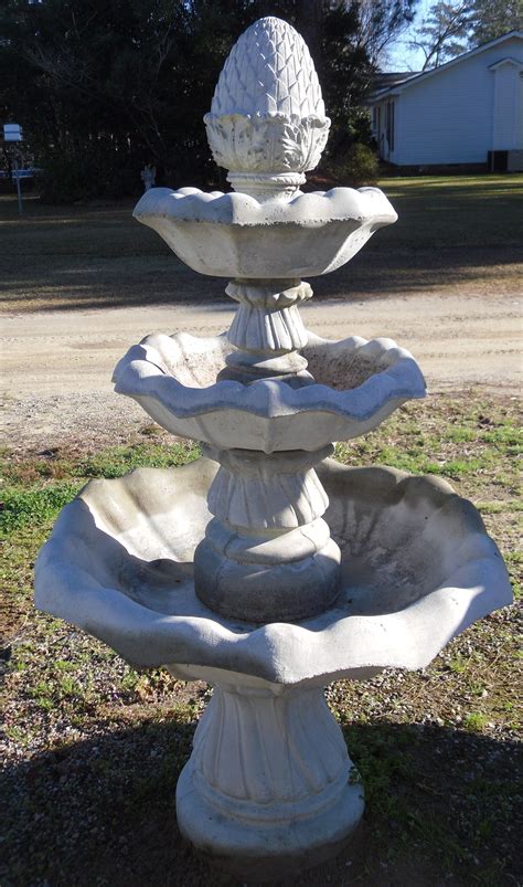 Outdoor Concrete Water Fountains Patio Fountains The Cement Barn