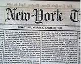 Civil War Newspaper Articles 1863