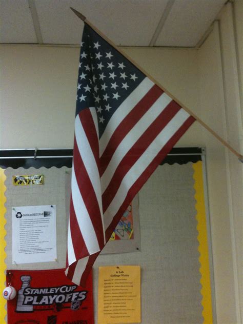 American Flag American Flag Hanging In A Classroom Nkozin Flickr