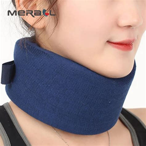 Neck Brace Support Cervical Traction Collar Cotton Breathable Office
