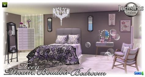 My Sims 4 Blog Teen Dream Bedroom Set By Jomsims
