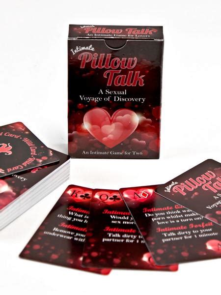 Pillow Talk Card Game Julie Ann Summers X