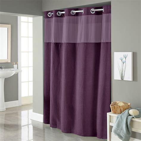 Hookless Waffle Fabric Shower Curtain Bed Bath And Beyond
