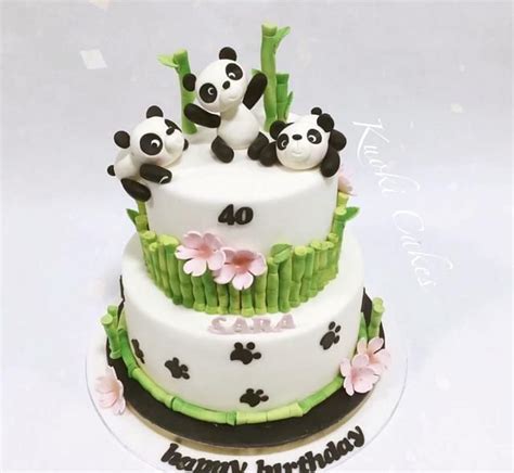 12 Panda Birthday Party Ideas Partymazing Panda Bear Cake Bolo Panda