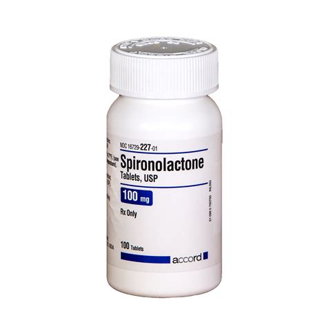 Spironolactone 100mg 100 Count