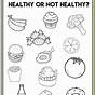Healthy Food Worksheets For Preschoolers