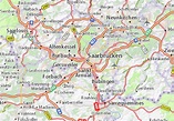 Map of Saarbrücken - Michelin Saarbrücken map - ViaMichelin