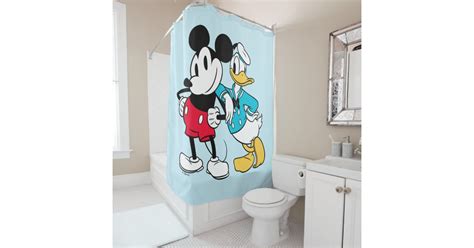 Sensational 6 Mickey Mouse And Donald Duck Shower Curtain Zazzle
