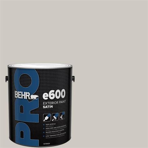 Behr Pro 1 Gal Hdc Wr14 2 Winter Haze Satin Exterior Paint Pr64001