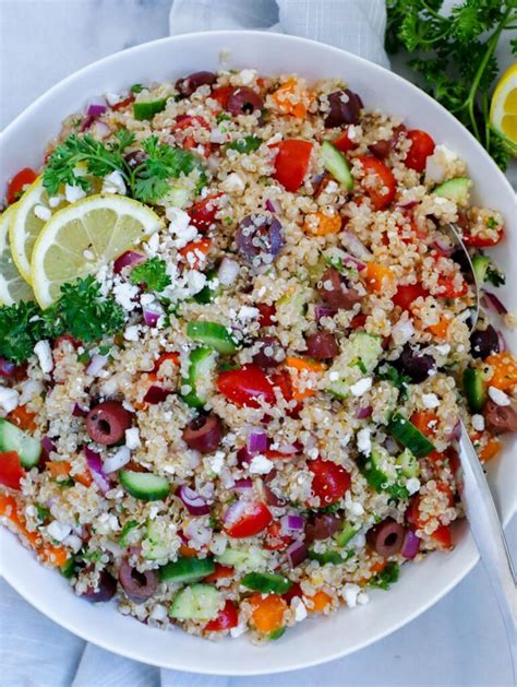 Mediterranean Quinoa Salad Cookin With Mima