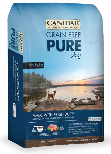 Calorie content (calculated) metabolizable energy. CANIDAE Grain Free Pure Sky with Fresh Duck Dog Food | Dog ...