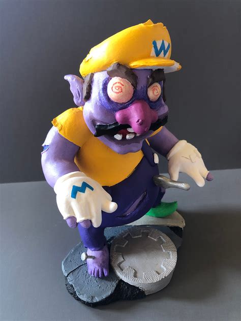 Zombie Wario Figure Inspired By The Wario Land Series Etsy