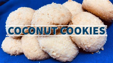 Coconut Cookies How To Make Eggless Coconut Cookies Coconut