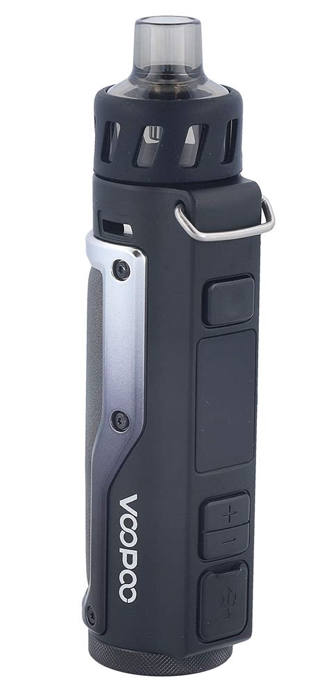 voopoo argus pro 80w pod kit with 2ml pnp tank vintage grey silver no nicotine buy online in