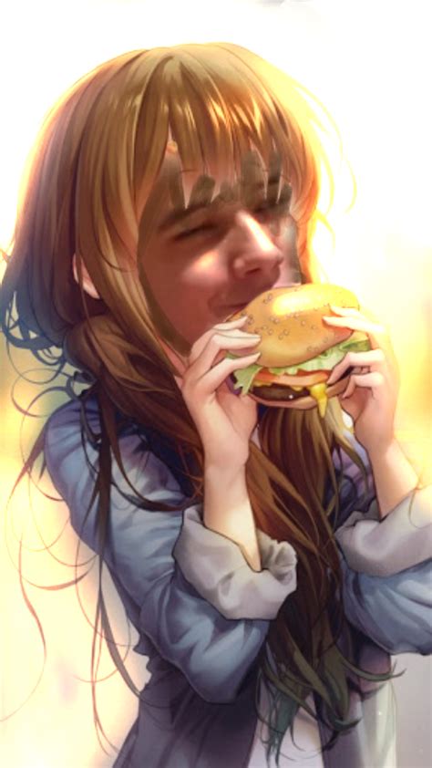 Details 134 Anime Girl Eating Burger Latest Dedaotaonec