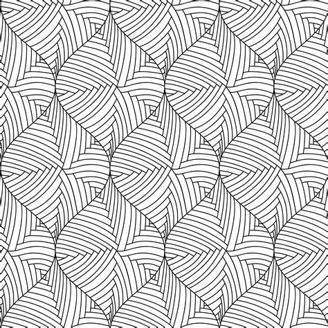 Vector Black And White Decorative Elements Seamless Pattern 341303